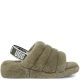 UGG Fluff Yeah Slide Burn Olive