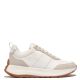 FitFlop F-MODE Suede/Leather Urban White Flatform Trainers