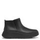 Fitflop F-MODE Leather Flatform Zip All Black