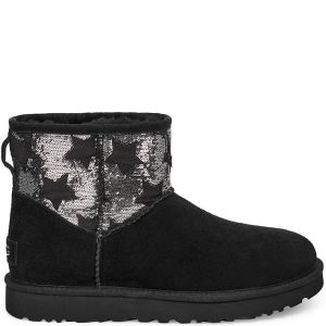 UGG Classic Mini Sequin Star Black