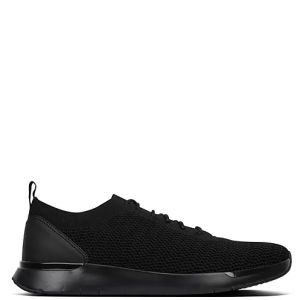 FitFlop Men's Flexknit Trainer All Black