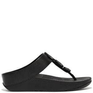 FitFlop Halo Metallic-Trim All Black