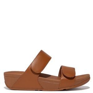 FitFlop Lulu Adj Lhr Slides Light Tan