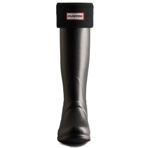 Hunter Fleece Tall Boot Sock Black