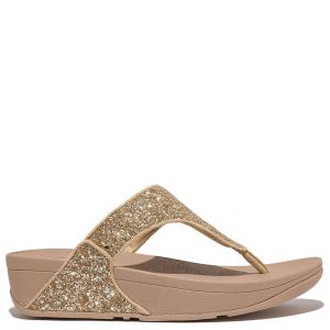 FitFlop Lulu Glitter Latte Beige