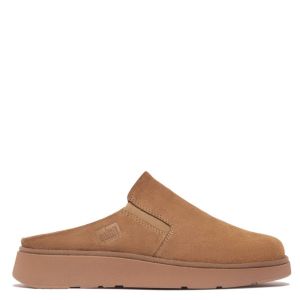 FitFlop Gen-FF Elasticated Suede Mule Dessert Tan