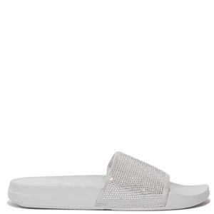 FitFlop iQushion Embellished Slide Soft Grey