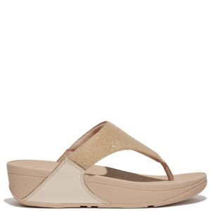 FitFlop Lulu Shimmerlux Latte Beige