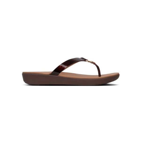 Tortoise shell sale flip flops