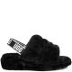 UGG Fluff Yeah Slide Black